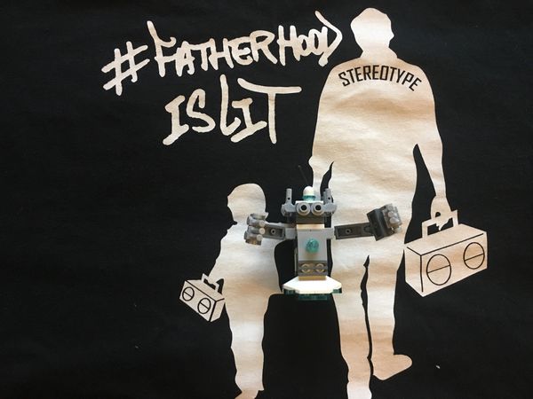 #lego x #fatherhoodisLit #robot