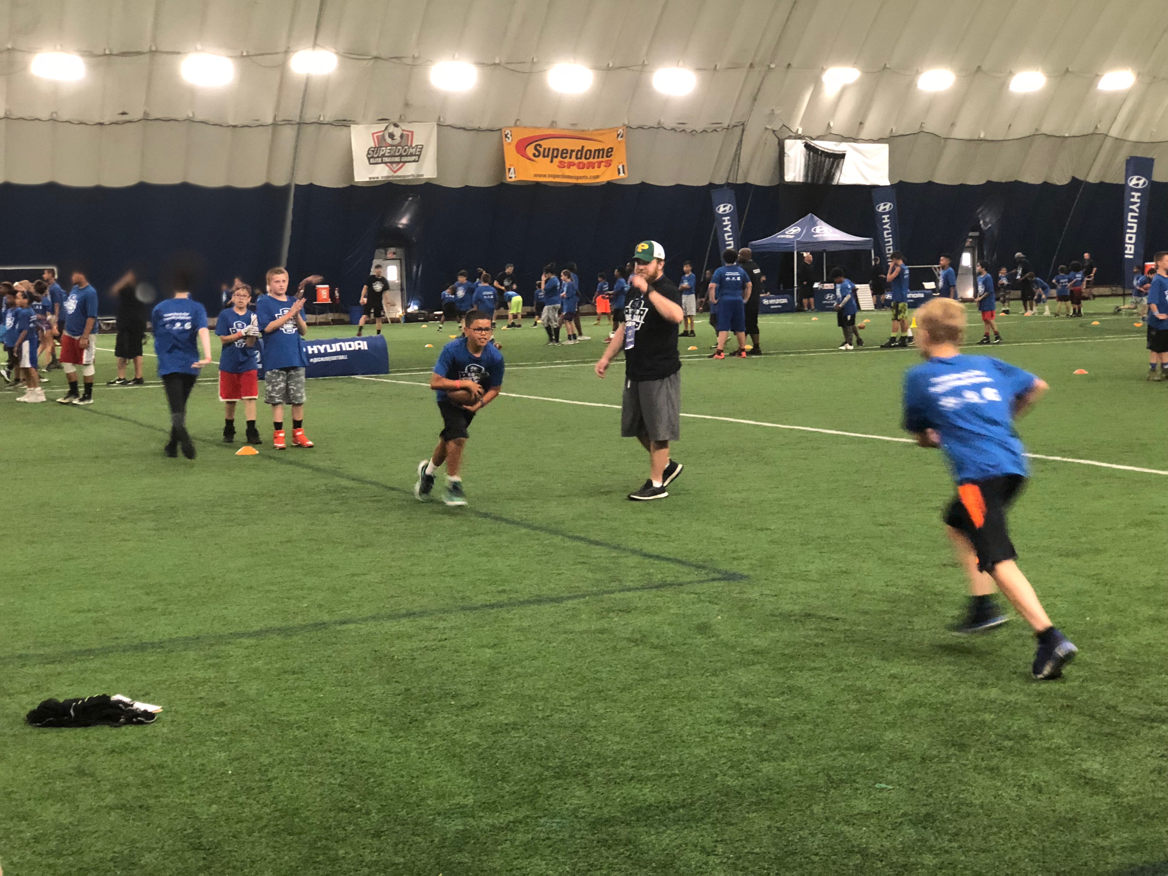 Introduce your kids to new sports #FatherhoodIsLit Hyundai Foot Ball Camp