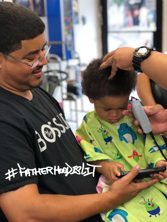 #FatherhoodIsLit 1st Haircut