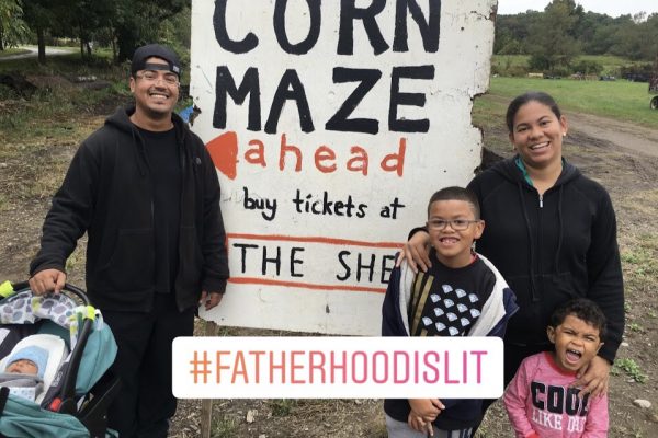 corn maze #FatherhoodIsLit