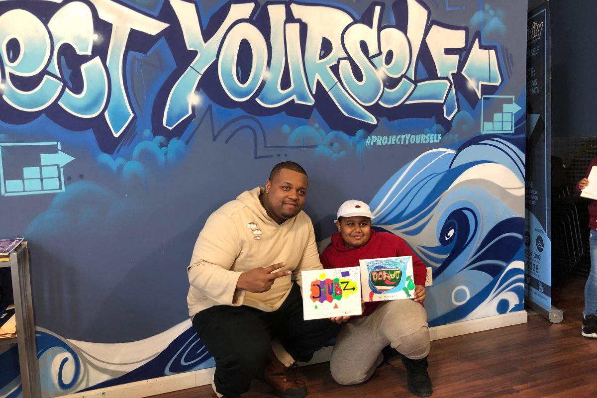 graffiti with dad 3 #FatherhoodIsLit