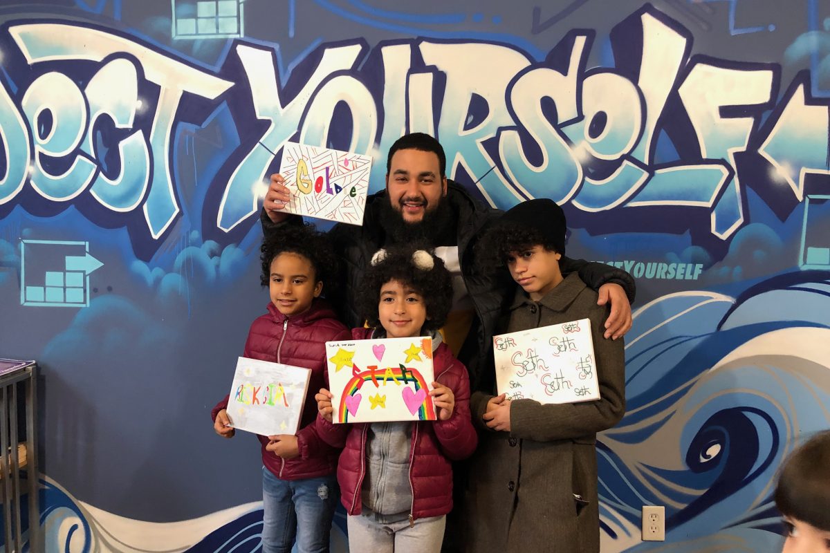 graffiti with dad 2 #FatherhoodIsLit